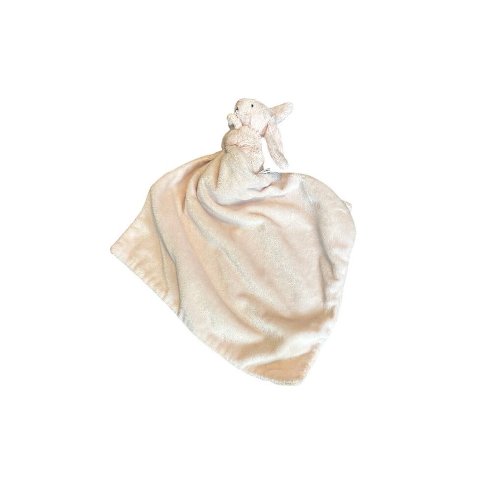 Jellycat Bashful Bunny Soother Lovey Security Blanket Pink Baby Plush Comfort
